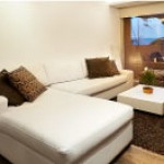 white sectional