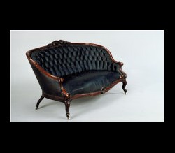 reupholstered vintage couch